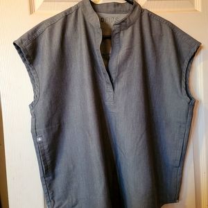 Gray Figs scrub top in Rafaela